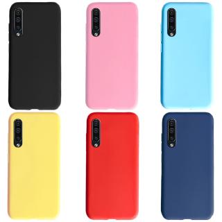 Ốp điện thoại silicon mềm trơn màu cho Samsung Galaxy A50 A 50 2019 A505 A505F SM-A505F