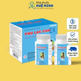 {Mua 1 tặng 1} Phụ Lạc Cao EX - Hỗ trợ giảm đau bụng kinh, điều hòa kinh nguyệt, lưu thông khí huyết (Hộp 180 viên)