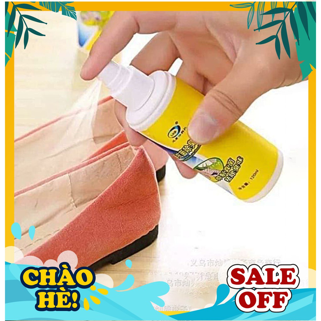 Lọ xịt giày chống hôi chân cực hiệu quả 120ml Cho ngày hè nóng ẩm