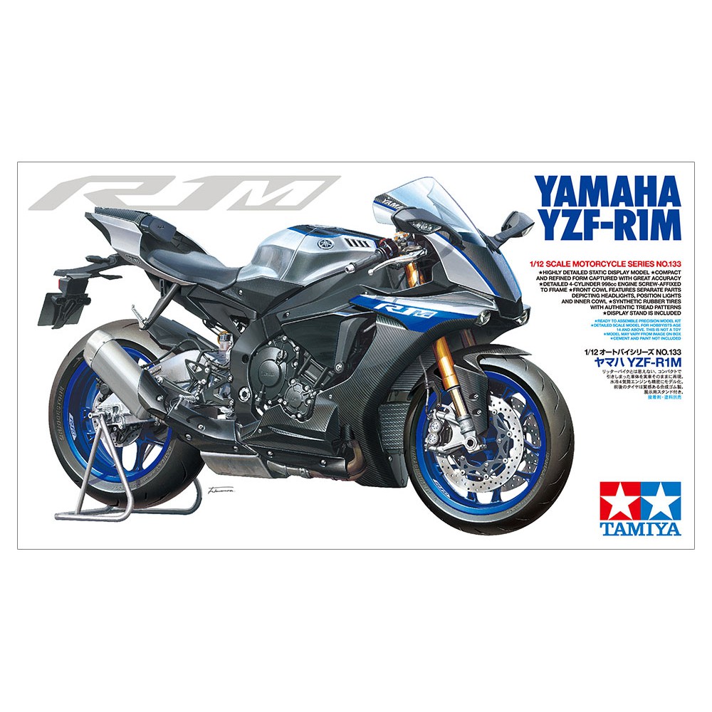 14133 Mô hình xe mô tô 1/12 SCALE YAMAHA YZF-R1M