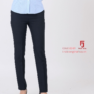Quần âu, quần tây công sở ống đứng cơ bản truyền thống,from đẹp kiểu dáng Basic Thời Trang Thái Hòa C982