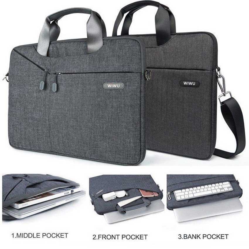 Túi Đeo Chống Sốc WiWu Sleeve Case Laptop/Macbook