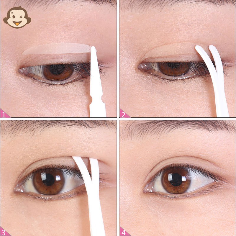 (Hàng Mới Về) Set 3 Miếng Dán Kích Mí Trong Suốt Tự Dính Cho Nữ | BigBuy360 - bigbuy360.vn