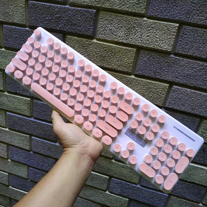 Bàn Phím Máy Tính ⭐FREE SHIP⭐ Bộ Bàn Phím Chuột Không Dây Chống Tràn Nước N520 N518 - PC05 PC38
