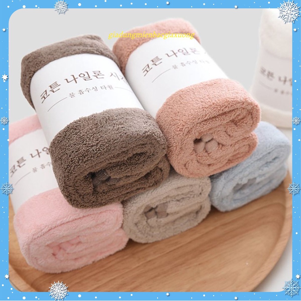 KHĂN TẮM XUẤT HÀN CHẤT ĐẸP LOẠI DÀY SIZE 140x70CM BAO ĐẸP