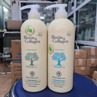 Bộ Dầu Gội Xả Biotin Collagen trắng 500ml-1000ml SHOPLIPA | BigBuy360 - bigbuy360.vn