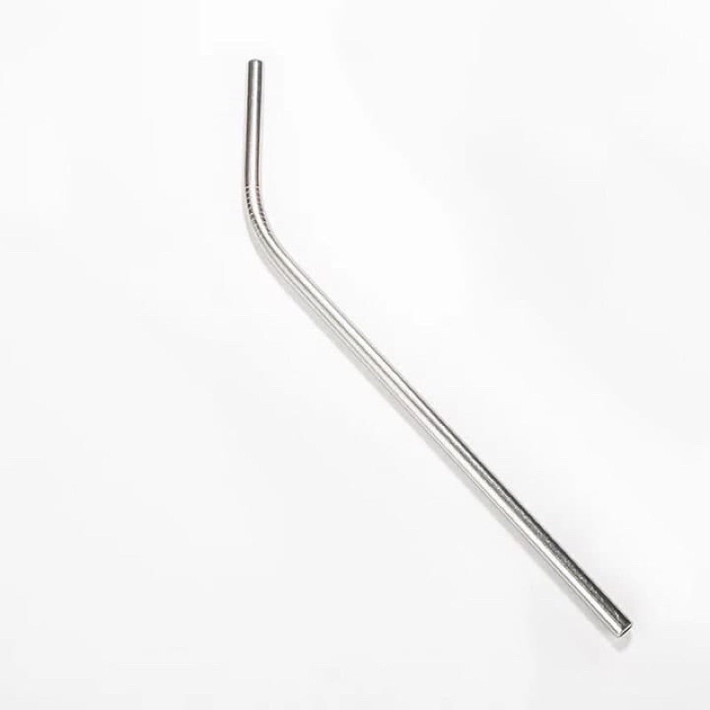 Bộ ống hút kim loại INOX 3 món