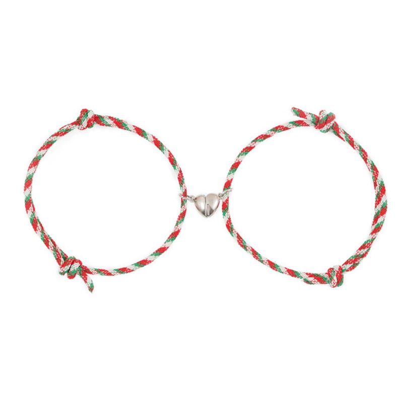 Vòng Tay Nam Châm Hình Cây Thông / Người Tuyết / Ông Già Noel Dễ Thương Cho Bạn Nữ