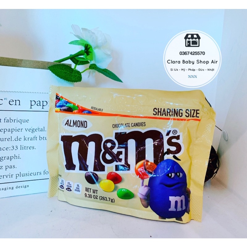 (Air/ Mỹ ) KẸO SOCOLA M&amp;M minis của Mỹ