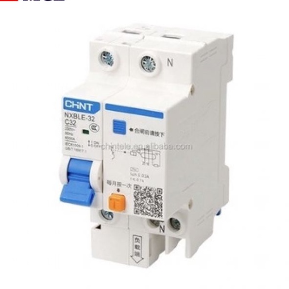 Aptomat Chống Dò Chống Giật CHINT 1PN 32A Át Chống Giật 1 Pha