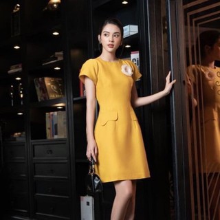 Hoa cài áo đính đá phalê cao cấp-9cm