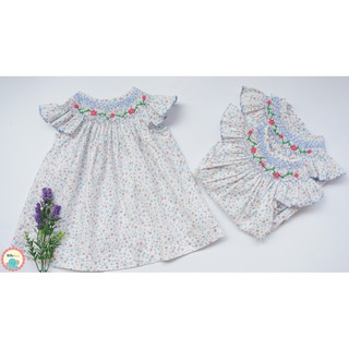 Đầm smock thêu tay LALA