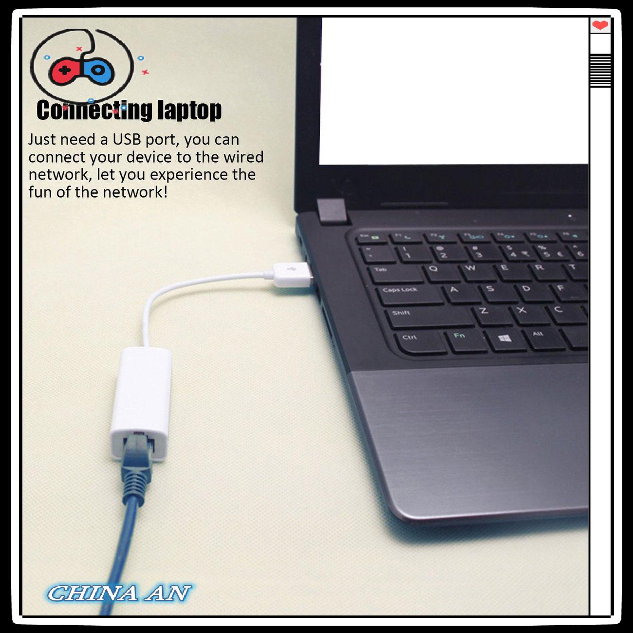 ⚡Hot sản phẩm/Multiple USB-C USB 3.1 Type-C To USB RJ45 Ethernet Lan Adapter Hub Cable