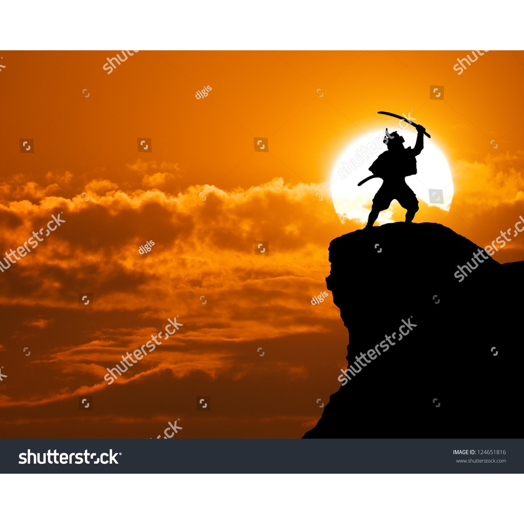 Tranh lụa 3d Samurai Nhật Bản SMRNB-01