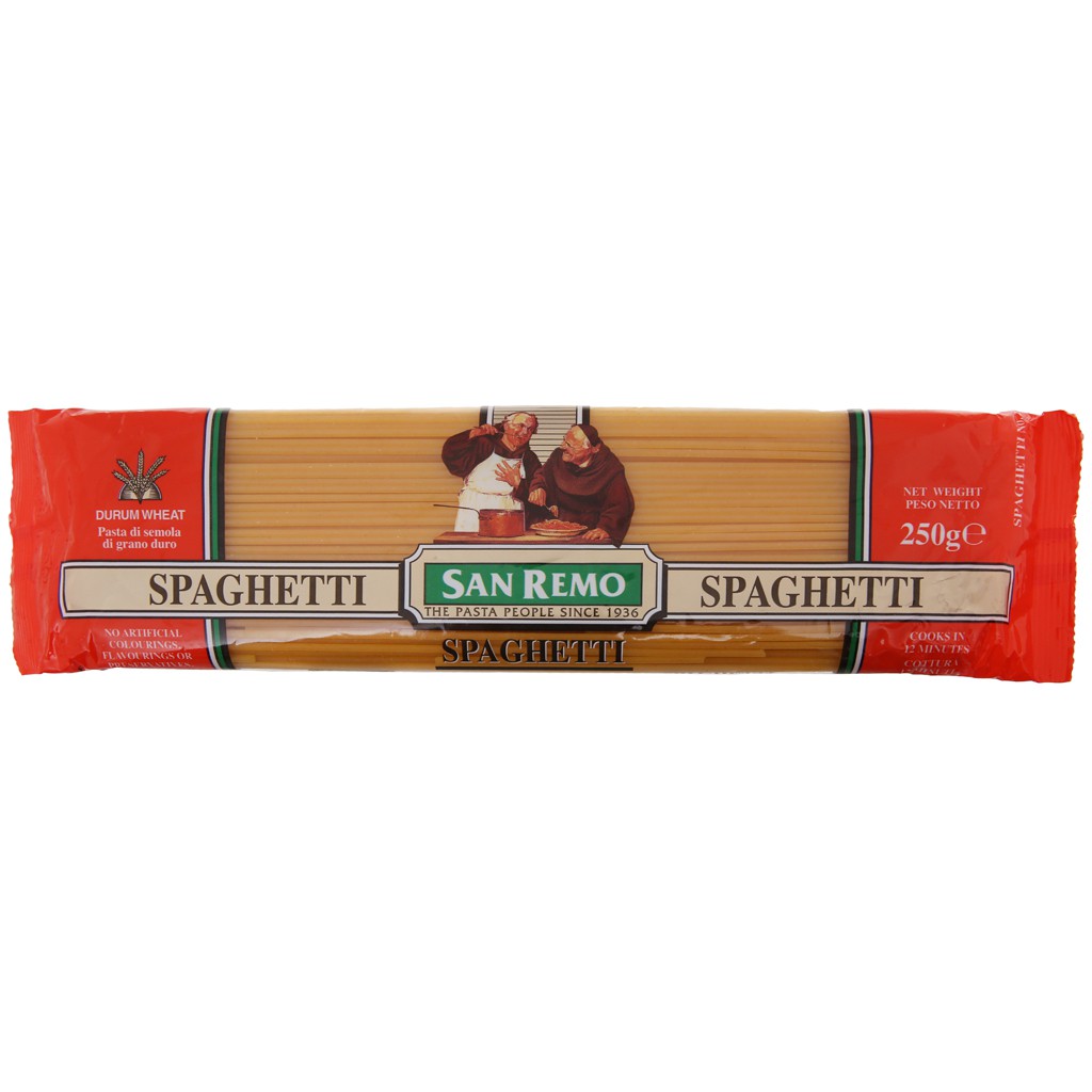 Mì Spaghetti số 5 San Remo gói 250g