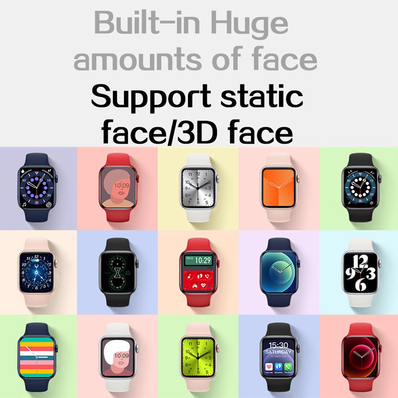 Ele】⚡⚡Đồng hồ thông minh choi game AK76 IWO smartwatch 44mm Thay hình nền được Đồng hồ thông minh nữ chống nước thể thao chính hãng