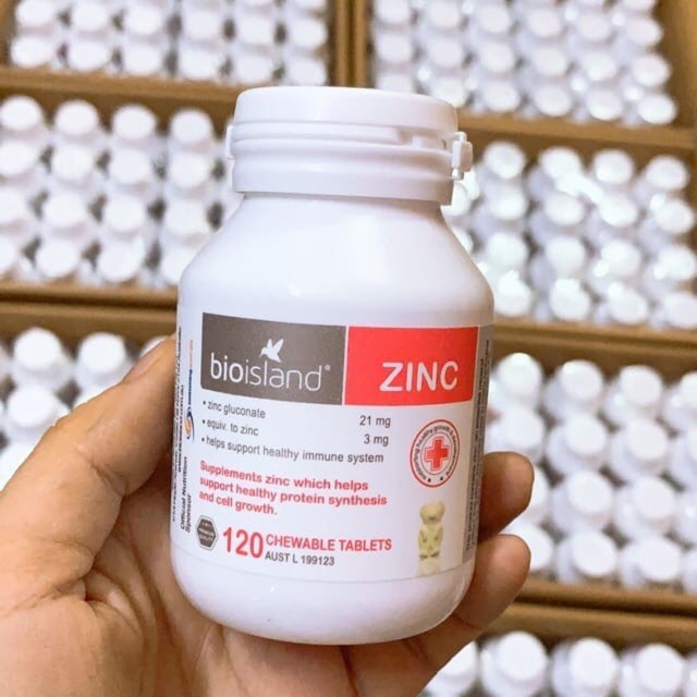 Viên uống bổ sung kẽm cho bé Bio Island ZinC 120 viên của Úc- ĐỦ BILL