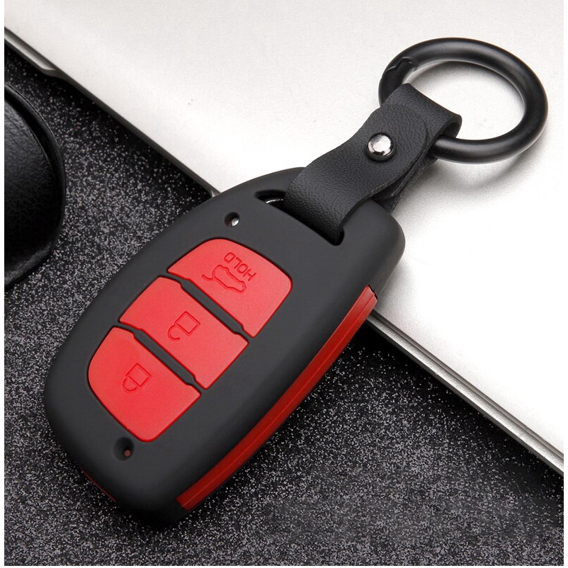 Hyundai Car Key Cover ABS Silicone Car Key Case Cover For Hyundai Tucson ix25 Creta ix35 i20 i30 HB20 Elantra Verna Mistra