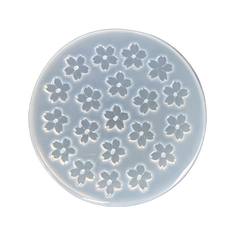Khuôn silicone làm trang sức hình hoa nhỏ DIY