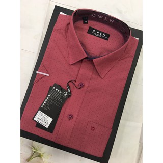ÁO SƠ MI CỘC TAY NAM OWEN MỚI NHẤT 2021 Ar91410 - FREE SHIP - KIỂU DÁNG TRẺ TRUNG FORM CÔNG SỞ
