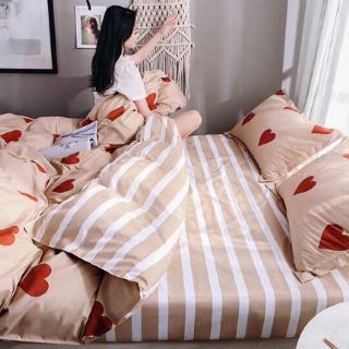 cotton poly tim nâu sữa