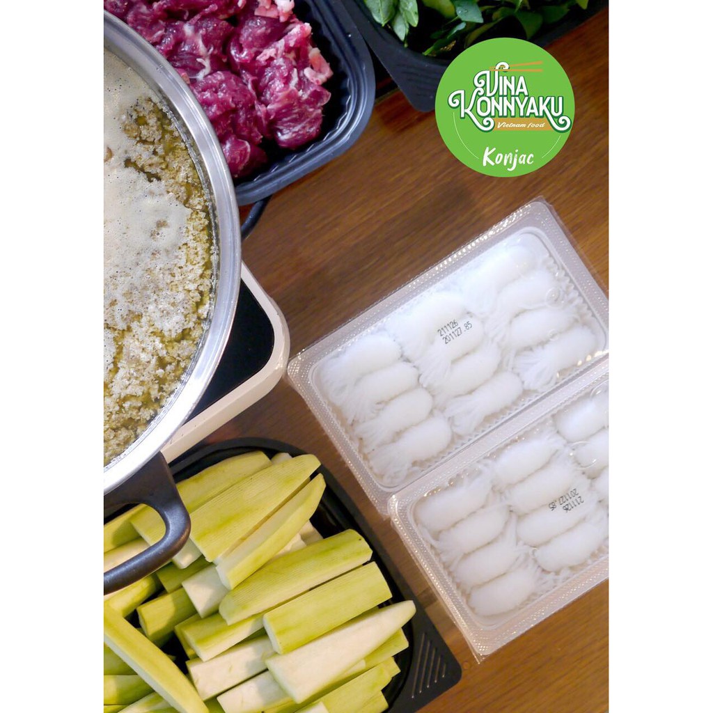 Thùng 24 hộp Mỳ Konjac / Bún nưa mì nưa Konjac hàng chính hãng, yêu thích Keto - Eat Clean