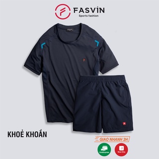 Bộ thể thao nam Fasvin AT20292.HN chất vải mềm nhẹ co giãn thoải mái