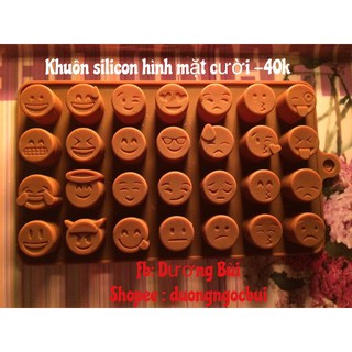 KHUÔN SILICON HÌNH MẶT CƯỜI
