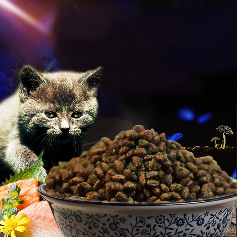 (Hàng Mới) Hạt Feline cho mèo trộn rong biển và catnip bổ sung chất xơ