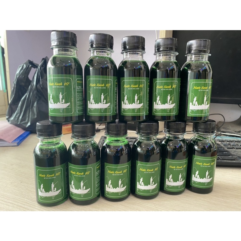 Hương Liệu Nước Xanh HT Ngâm Ốc, Ngâm Ngô, Mồi Câu Cá Trắm Đen, Trắm Cỏ, Chép Phù Pợp Với Mọi Nguồn 