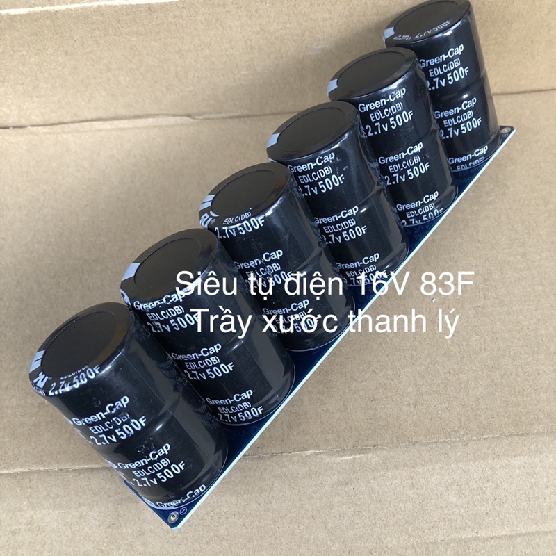 Siêu tụ điện 16V 83F 100A thanh lý