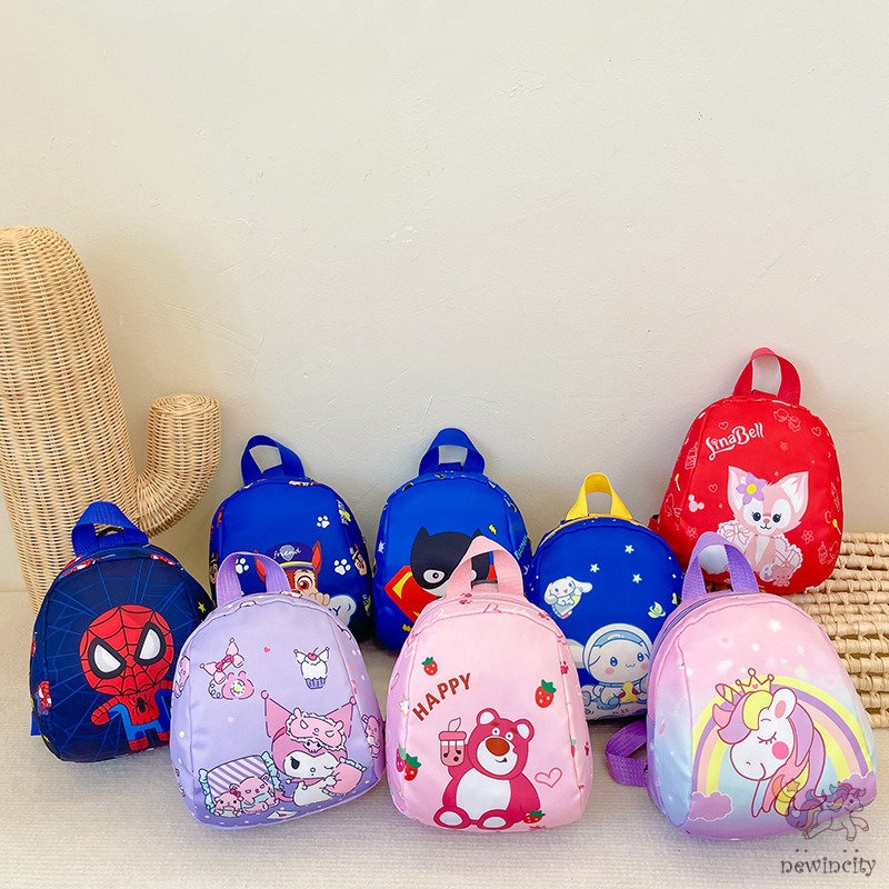 Balo Đi Học In Họa Tiết Hoạt Hình Dễ Thương Phong Cách Hàn Quốc Cho Bé