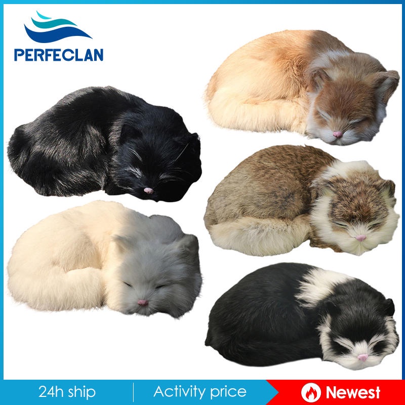 [Perfeclan] Búp Bê Nhồi Bông Hình Mèo Đen Sống Động