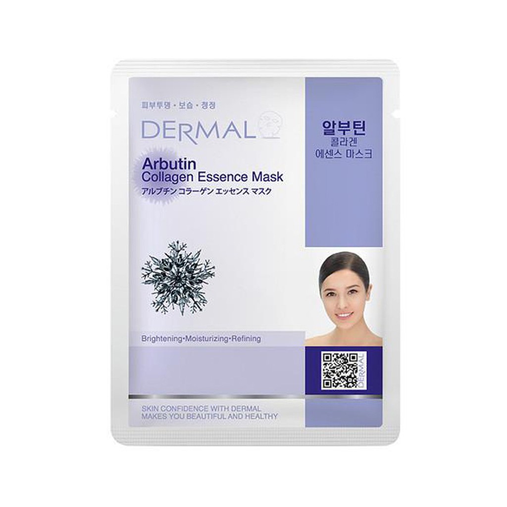 Mặt Nạ Dưỡng Sáng Da Dermal Arbutin Collagen Essence Mask 23g/ 1 miếng