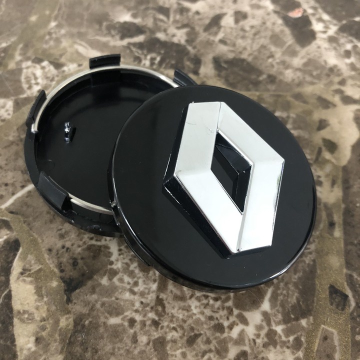 Logo chụp mâm, ốp lazang bánh xe ô tô Renault đường kính 57-60mm - giá 1 chiếc