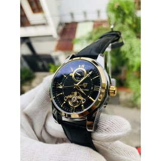 Đồng hồ nam cơ tevise chính hãng t805d cao cấp dây da (tặng kèm hộp đồng hồ)