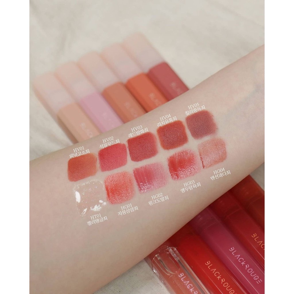 Son Bóng BLACK ROUGE Half N Half Water Glow Căng Mọng (4 Màu) | BigBuy360 - bigbuy360.vn