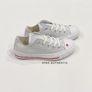 Giày Converse Love Fearlessly classic xám nhạt