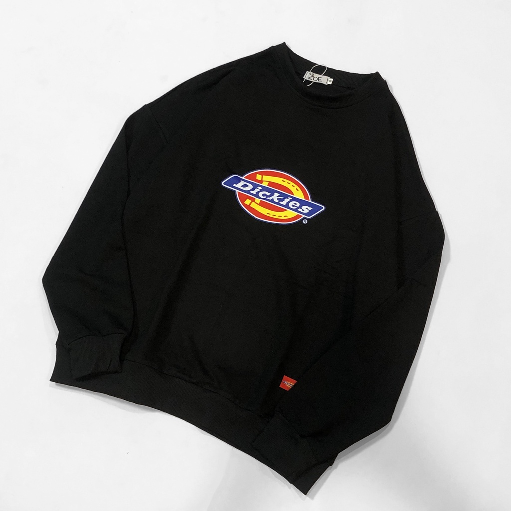 Áo sweater DICKIES cotton thun dài tay form rộng , phông dài tay unisex, Zoeclothing