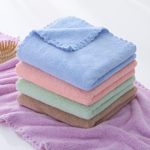 Combo 10 Khăn Mặt Hàn Quốc Siêu Mịn 50 x30 cm Khăn mặt LÔNG CỪU siêu hút mềm mịn