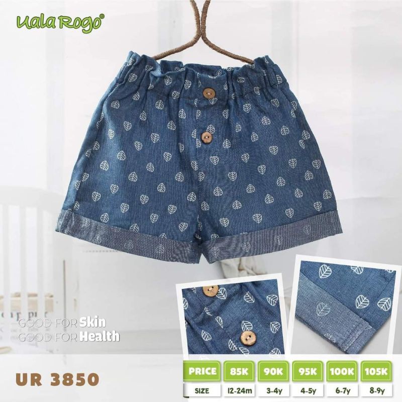 Quần sooc bé gái Uala Rogo UR3850