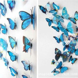Bộ bướm trang trí 12 con