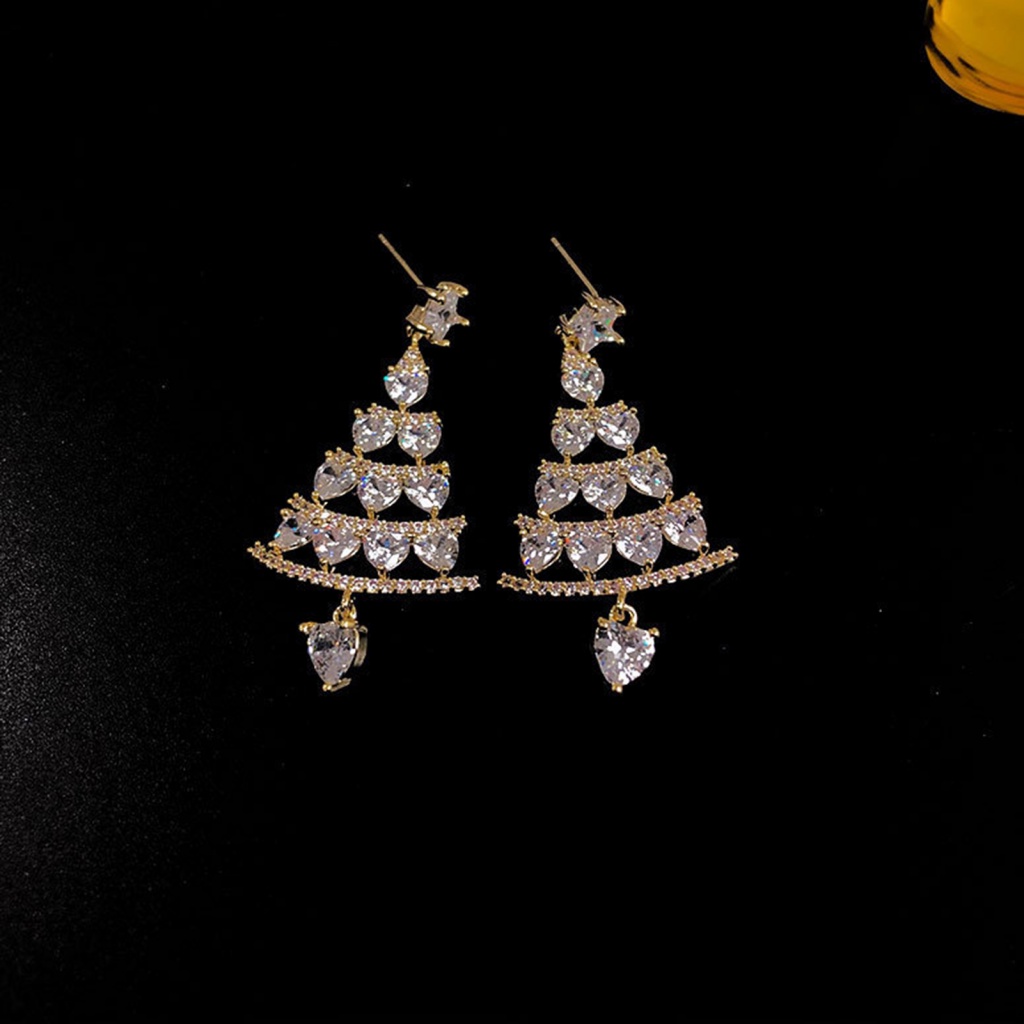 1 Đôi Bông Tai Hình Giáng Sinh Thân Thiện Với Da