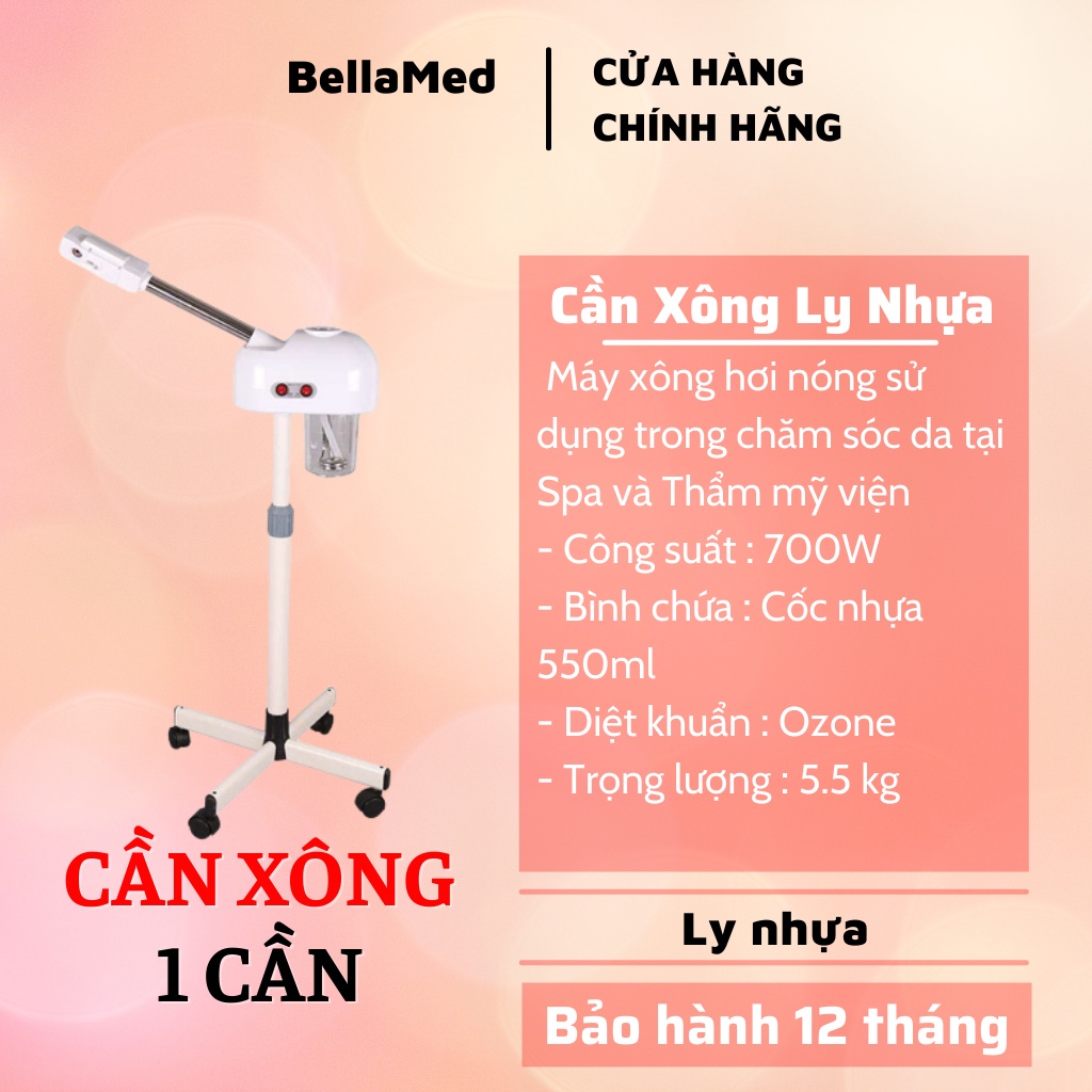 Máy Xông Hơi Mặt 1 Cần Nóng KL-118 ly nhựa