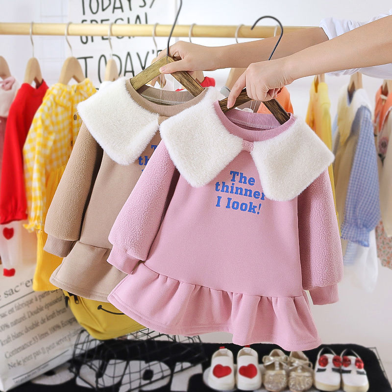Đầm Công Chúa Thời Trang Thu Đông Xinh Xắn Cho Bé Gái 0-4 Tuổi