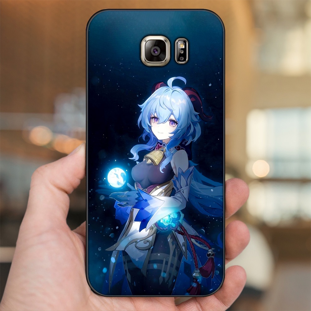 Ốp lưng Samsung Note 5 viền đen in hình Ganyu Genshin Impact