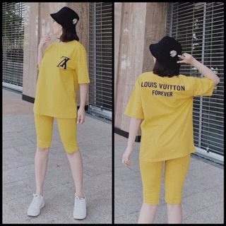 Đồ Bộ cotton mặc ở nhà quần lửng