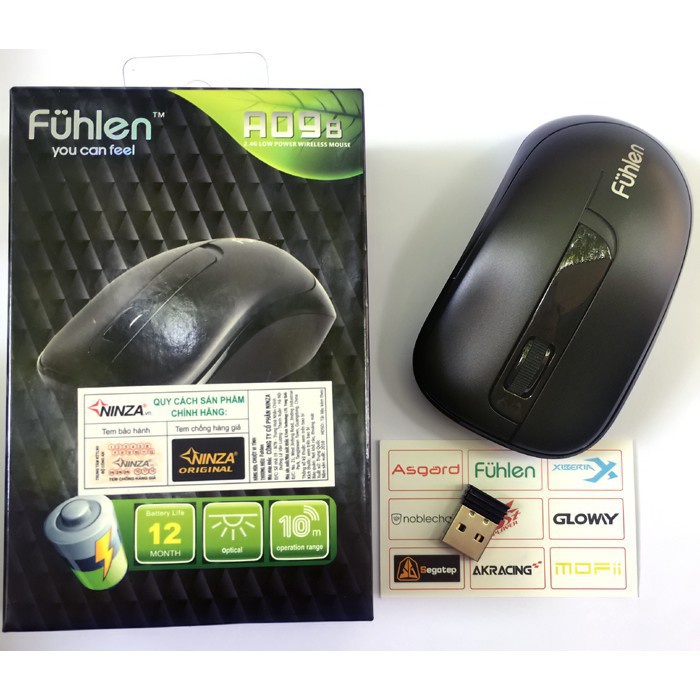 Chuột Vi tính Không Dây Fuhlen A09B Optical Wireless Chuột DAREU LM115G Logitech B175 Chính Hãng bảo hành 24 tháng APELE
