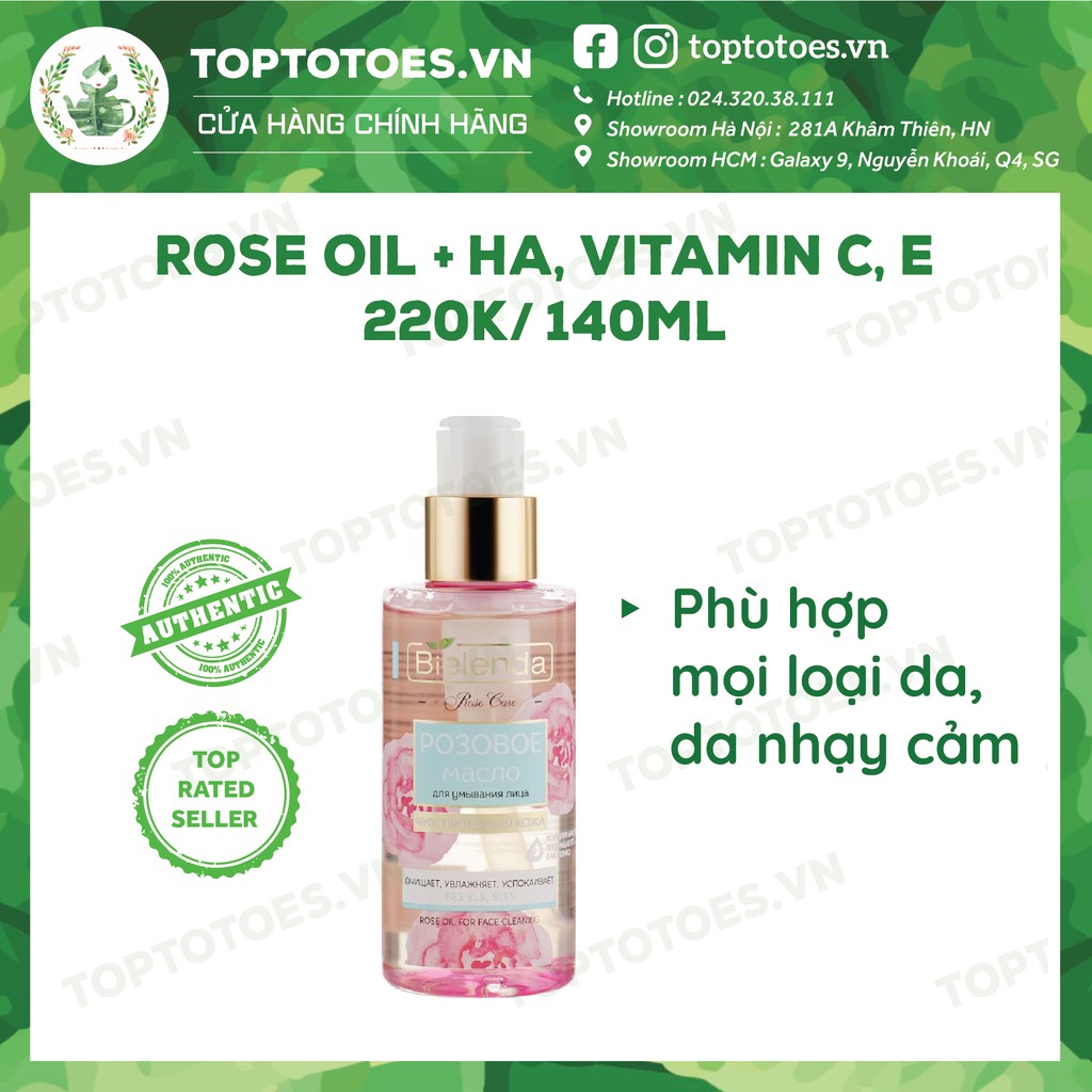 Dầu tẩy trang Bielenda Cleansing Oil 140ml làm sạch sâu, dễ nhũ hoá | BigBuy360 - bigbuy360.vn