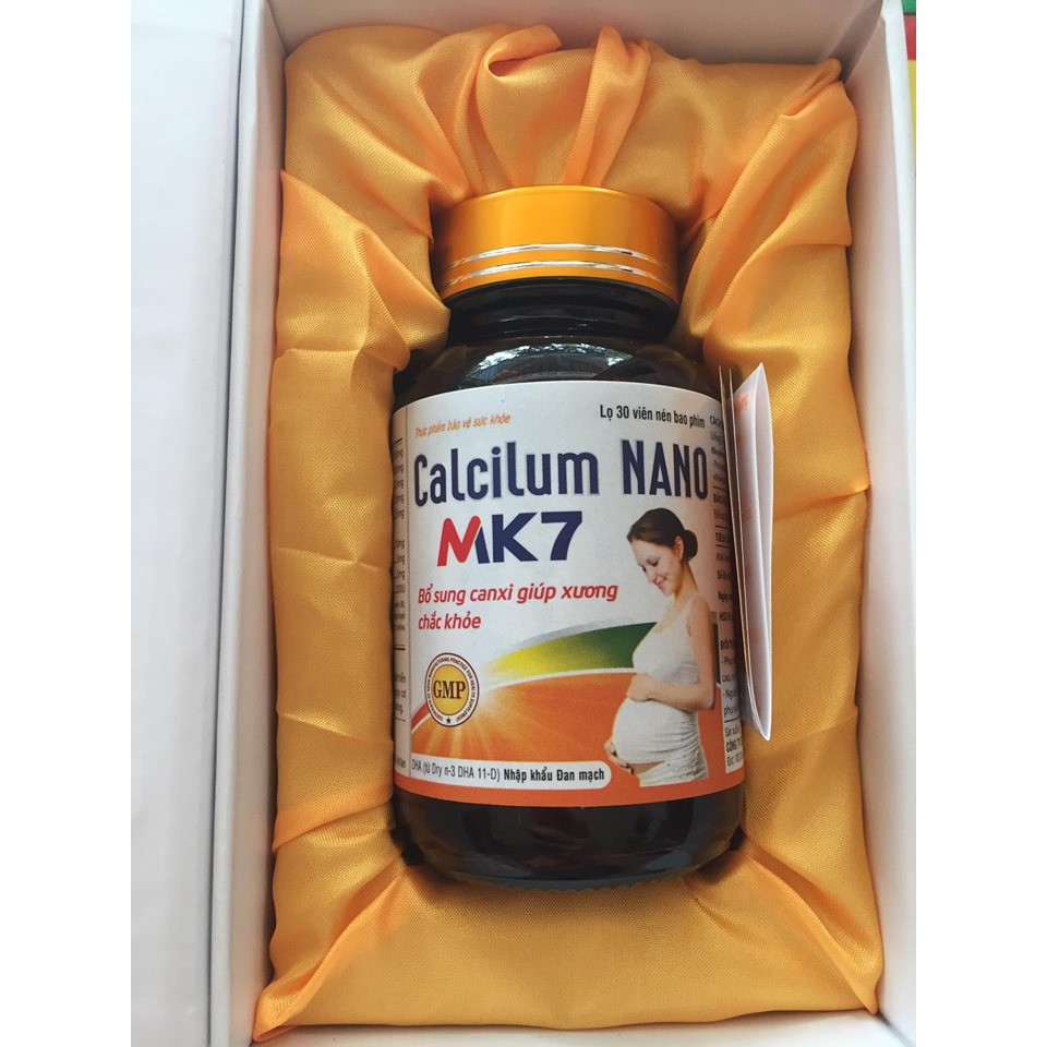 CALCILUM NANO MK7- Bổ sung canxi giúp xương chắc khỏe